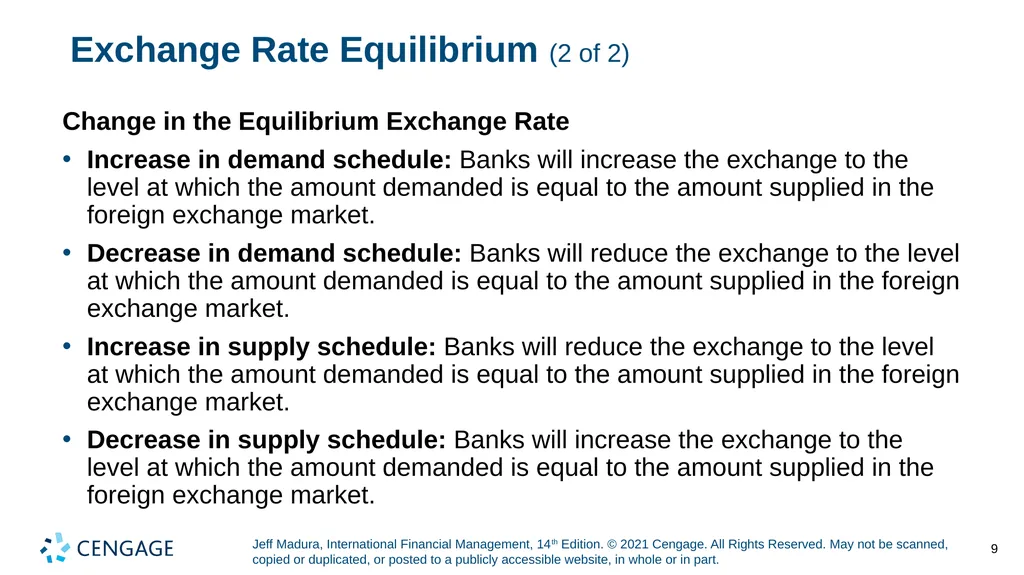 Chapter 4 Exchange Rate Determination Jeff Madura, - slide 9 of 27