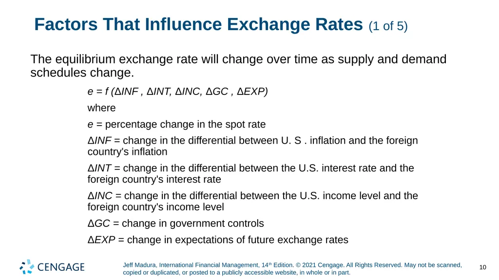 Chapter 4 Exchange Rate Determination Jeff Madura, - slide 10 of 27