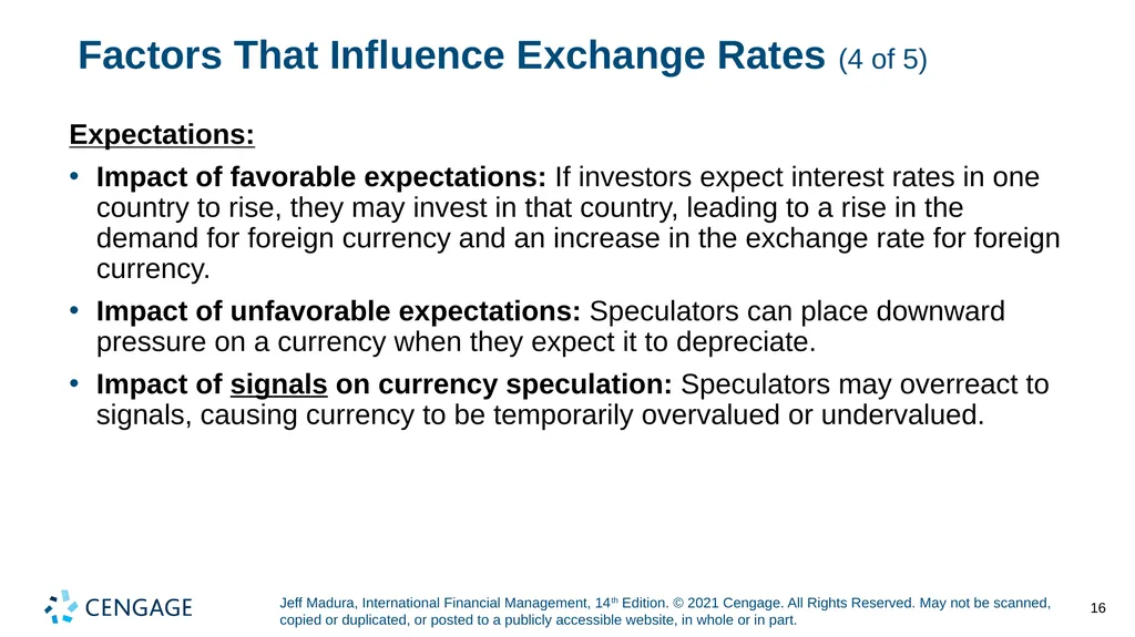Chapter 4 Exchange Rate Determination Jeff Madura, - slide 16 of 27