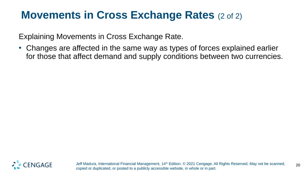 Chapter 4 Exchange Rate Determination Jeff Madura, - slide 20 of 27