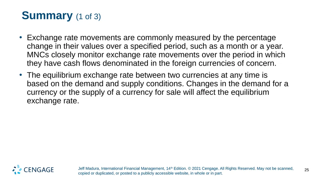 Chapter 4 Exchange Rate Determination Jeff Madura, - slide 25 of 27