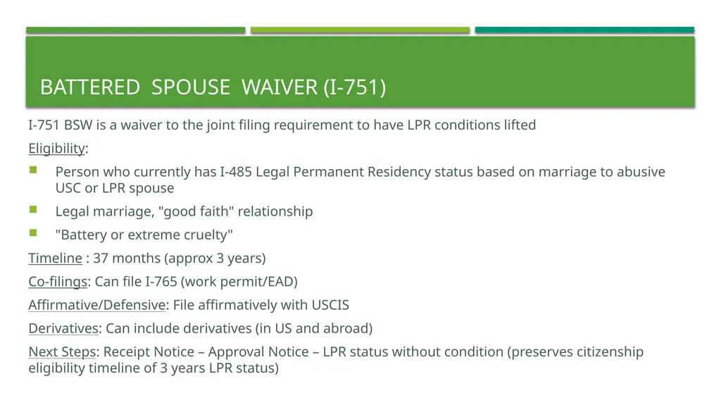 Current Challenges to Representing Immigrant - slide 9 of 21