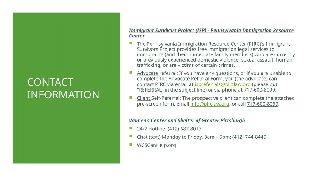 Current Challenges to Representing Immigrant - slide 21 of 21