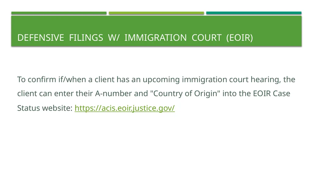 Current Challenges to Representing Immigrant - slide 15 of 21