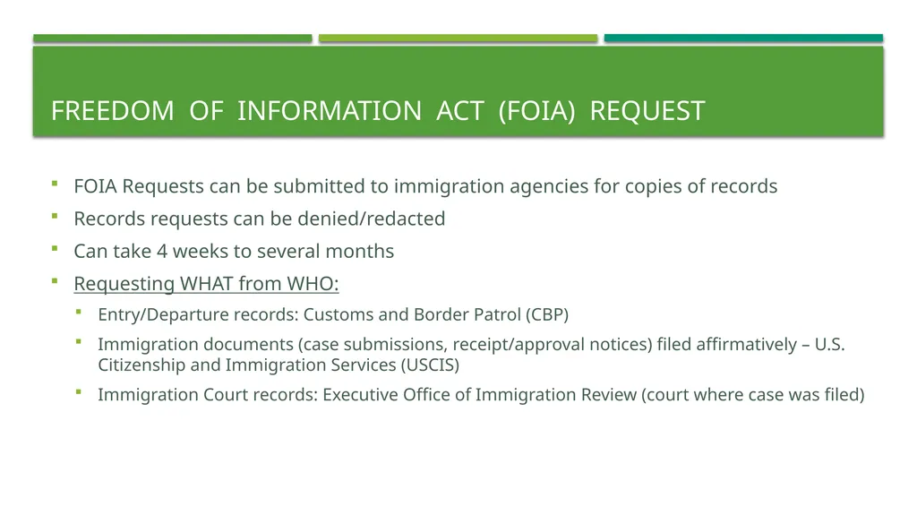 Current Challenges to Representing Immigrant - slide 13 of 21
