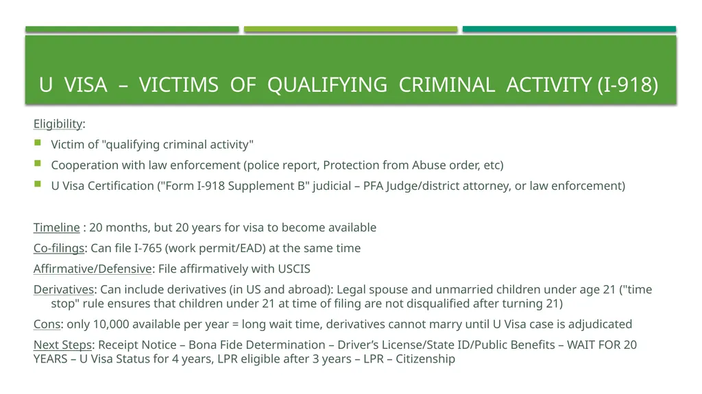 Current Challenges to Representing Immigrant - slide 10 of 21