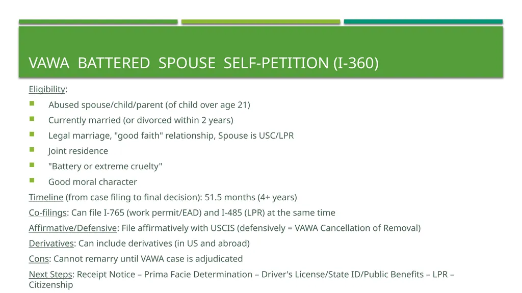 Current Challenges to Representing Immigrant - slide 7 of 21