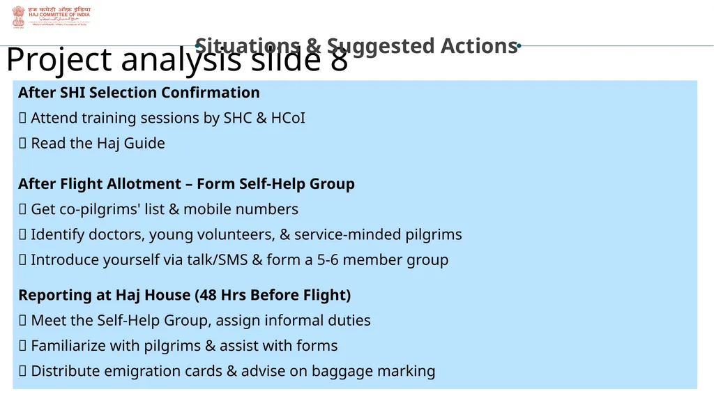 State Haj Inspectors Role & Responsibilities - slide 10 of 20
