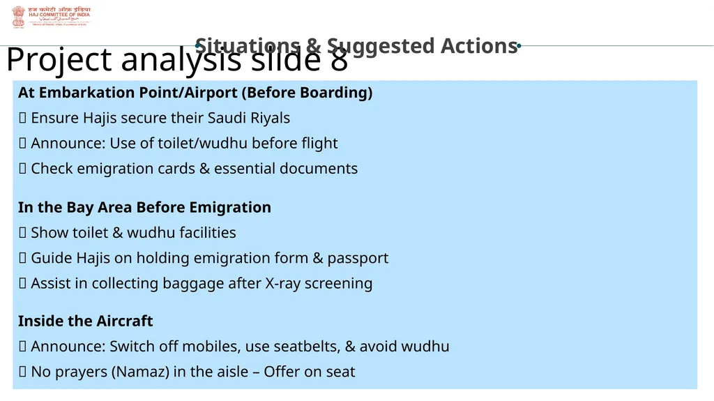State Haj Inspectors Role & Responsibilities - slide 11 of 20