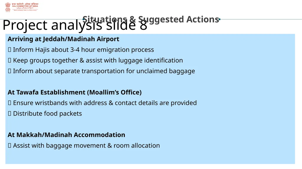 State Haj Inspectors Role & Responsibilities - slide 12 of 20