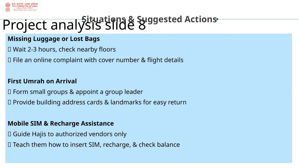 State Haj Inspectors Role & Responsibilities - slide 13 of 20