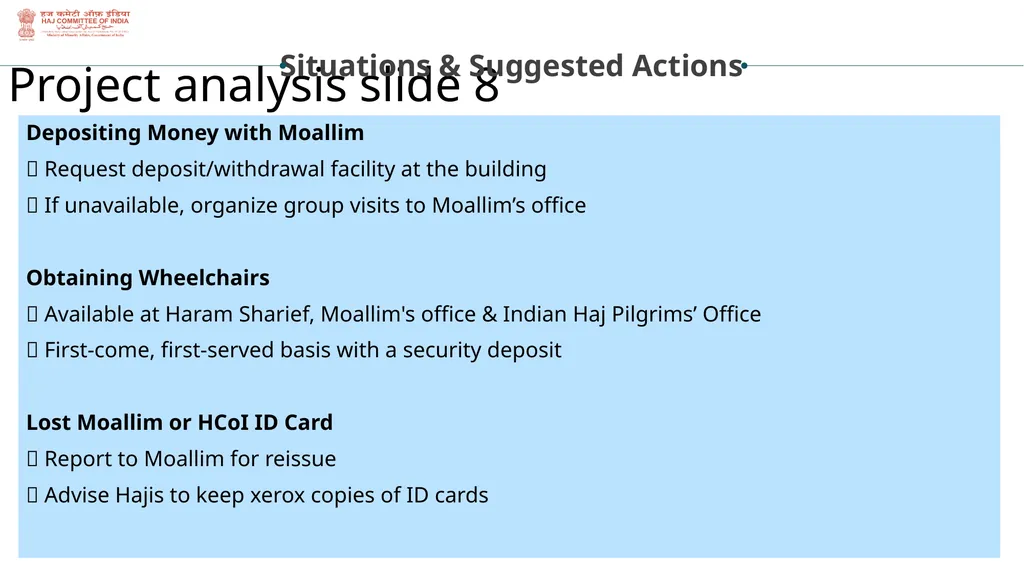 State Haj Inspectors Role & Responsibilities - slide 15 of 20