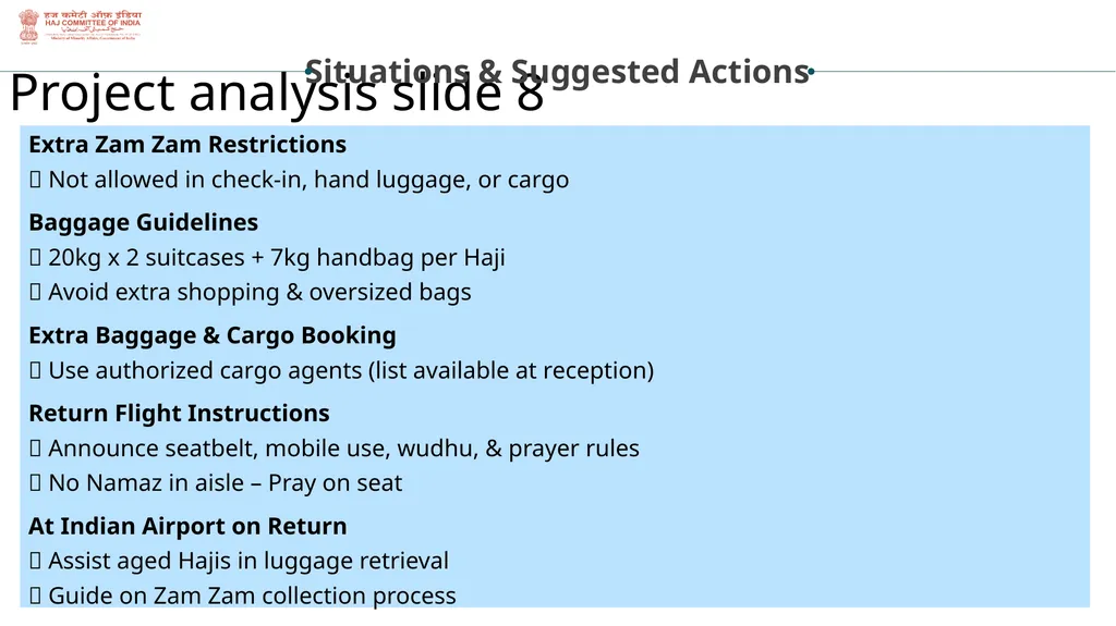 State Haj Inspectors Role & Responsibilities - slide 19 of 20