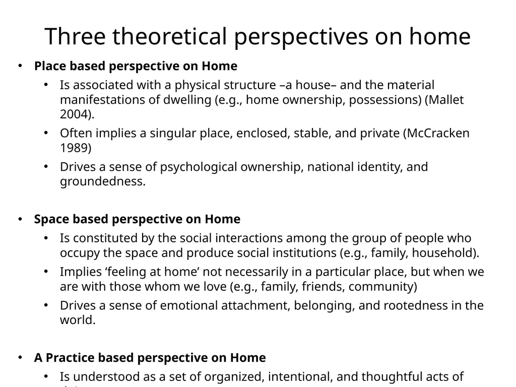 Home and Psychological Well-being in Global - slide 4 of 8