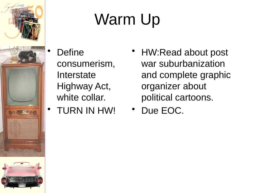Warm Up Define the following: Homogenization - slide 14 of 43
