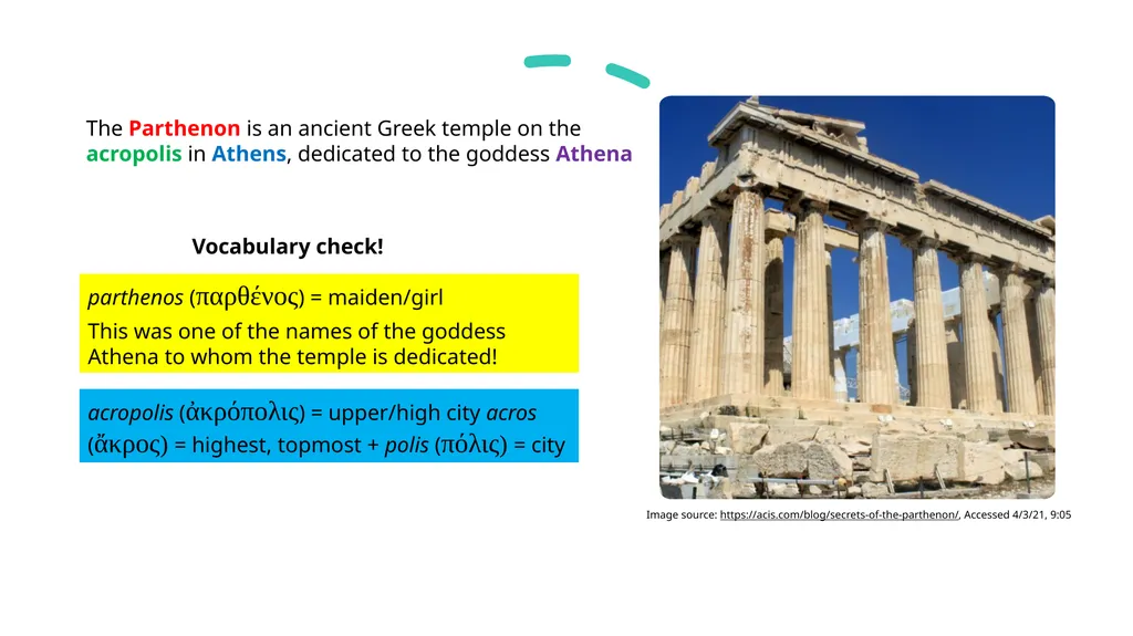Classical Studies Transition Year Unit The - slide 2 of 11