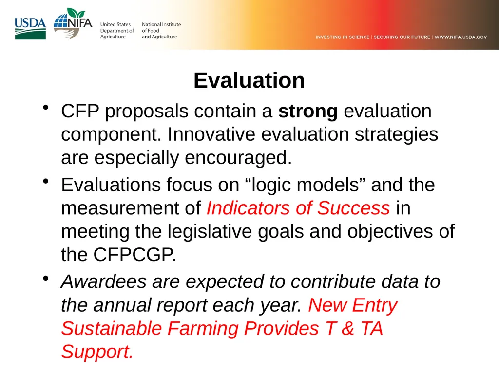 FY 2019 Community Food Projects Competitive Grant - slide 17 of 20