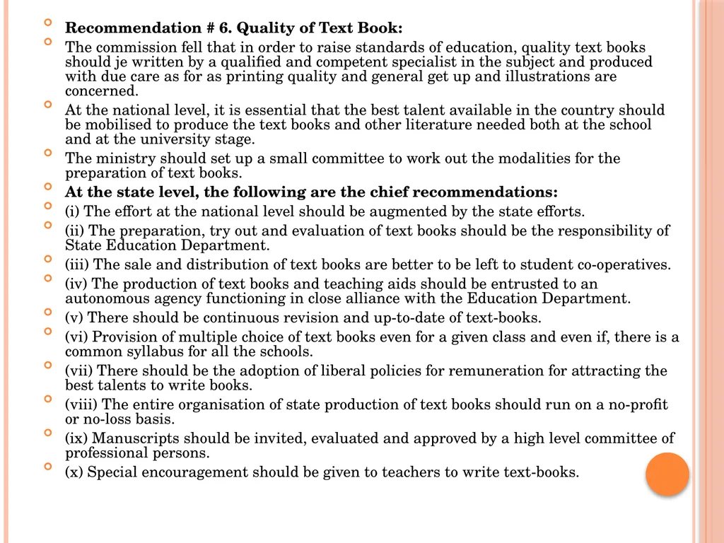 INDIAN EDUCATION COMMISSION ( 1964-66) Kothari - slide 18 of 28