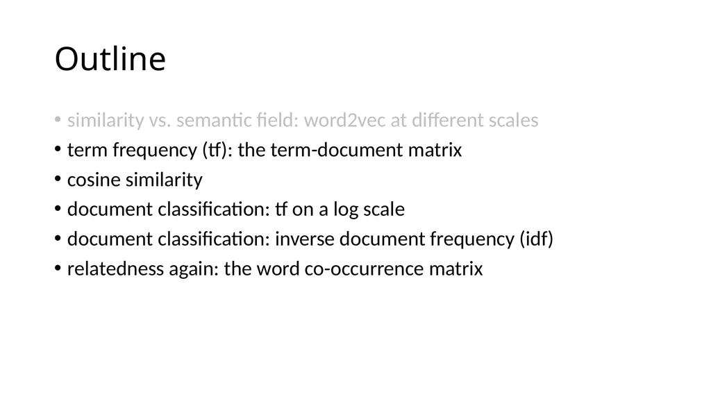 Lecture 38 – tf/idf and information retrieval Mark - slide 8 of 36