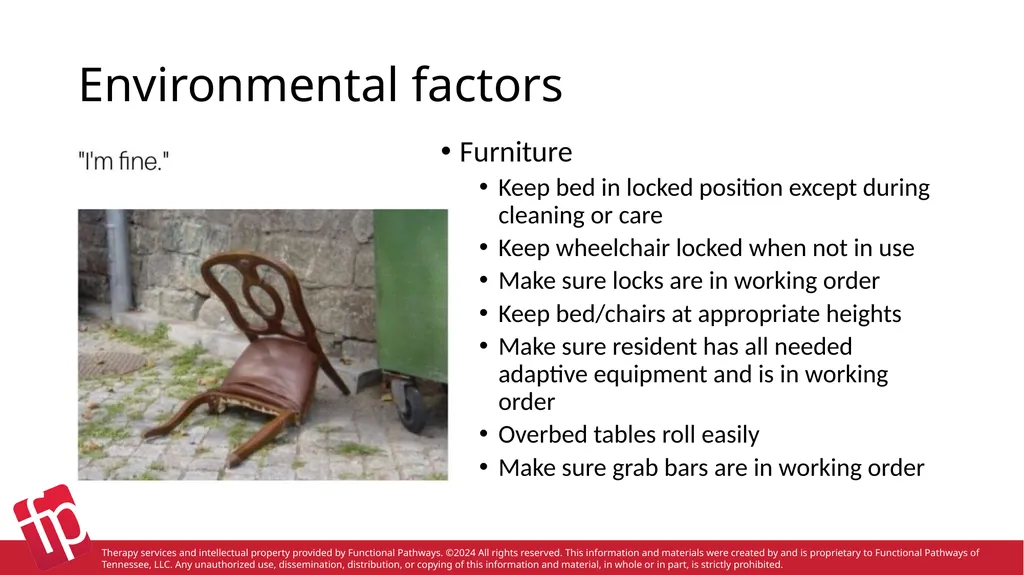 Resident Fall Prevention Therapy services and - slide 6 of 13
