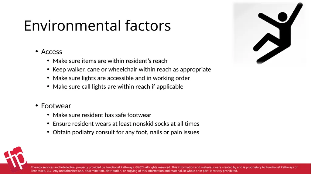 Resident Fall Prevention Therapy services and - slide 7 of 13
