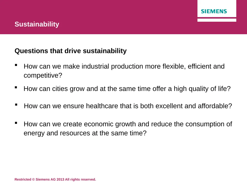 Sustainability Siemens Education Original lesson - slide 10 of 18