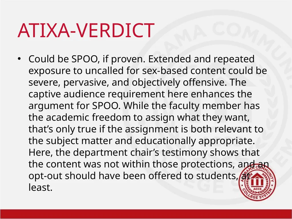 Title IX Training Overview Shawra Rainer- Student - slide 17 of 51