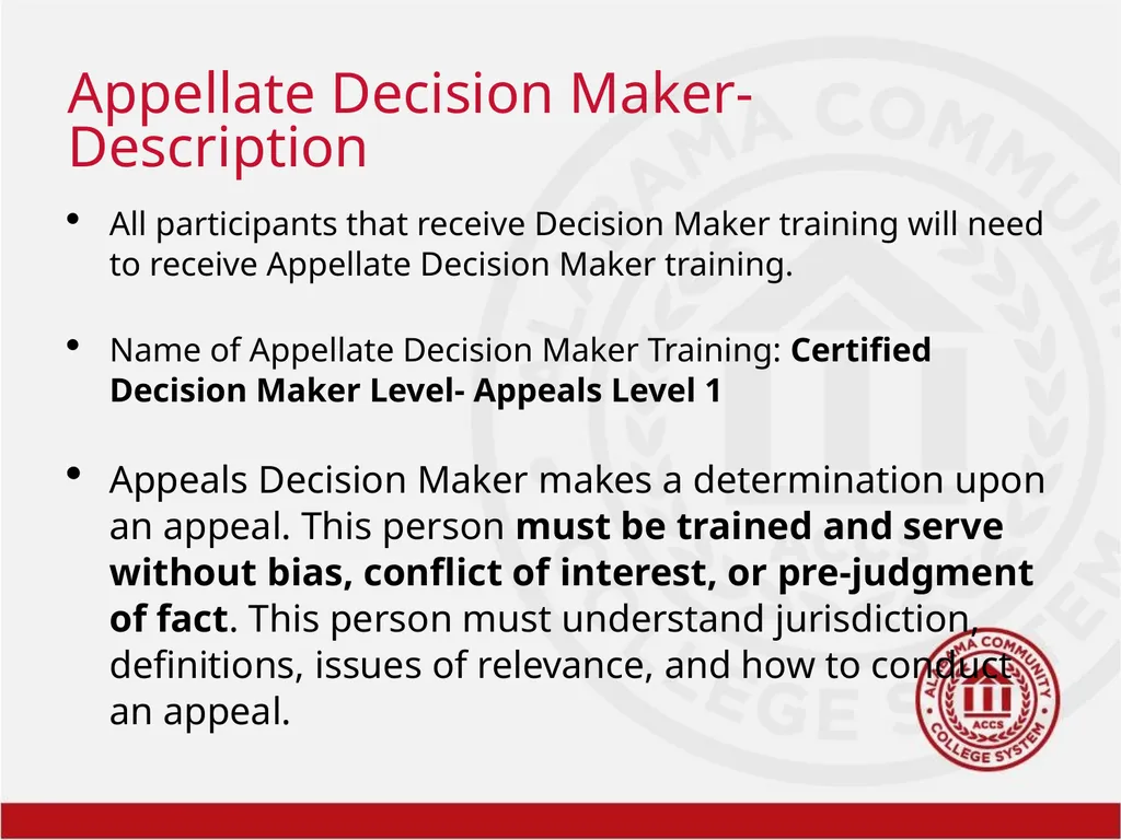 Title IX Training Overview Shawra Rainer- Student - slide 46 of 51