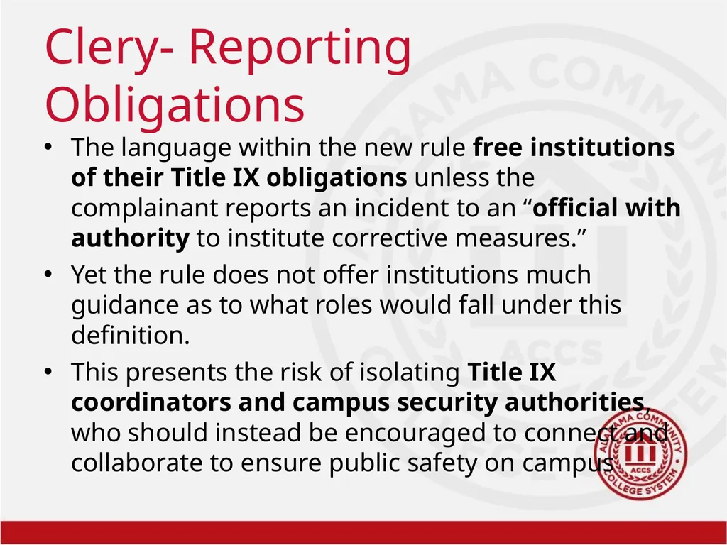 Title IX Training Overview Shawra Rainer- Student - slide 23 of 51