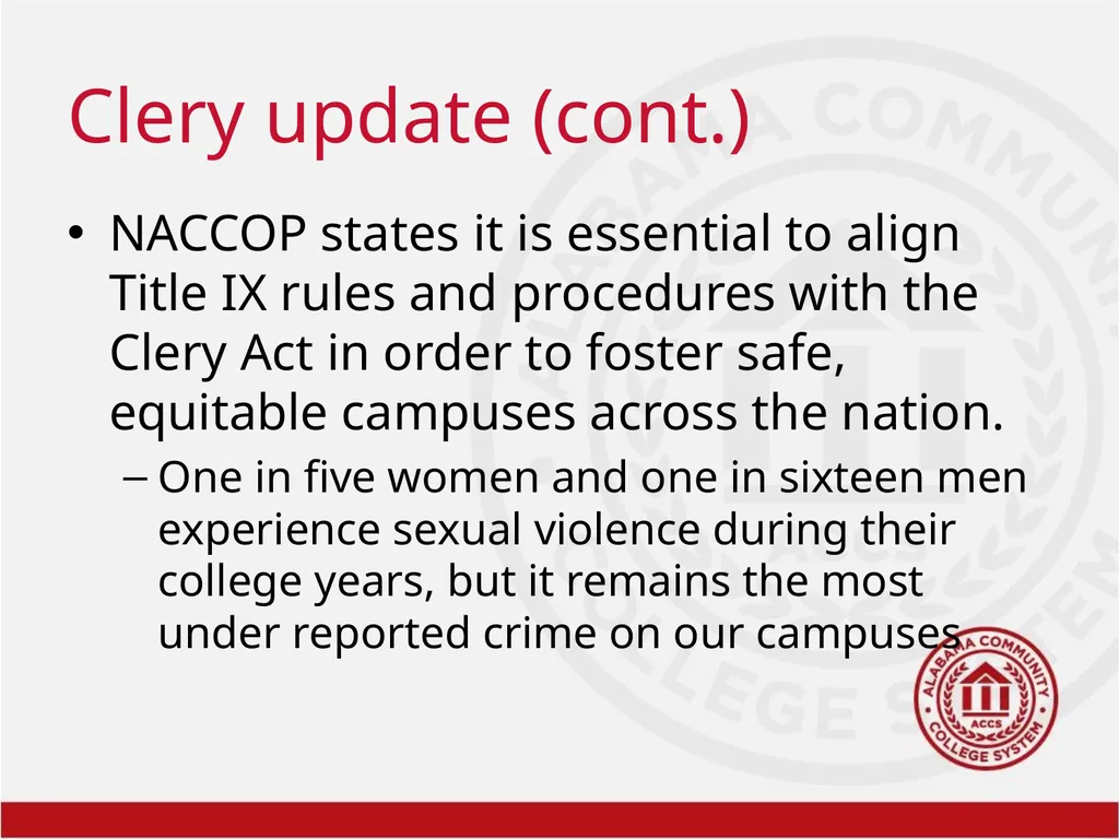 Title IX Training Overview Shawra Rainer- Student - slide 24 of 51