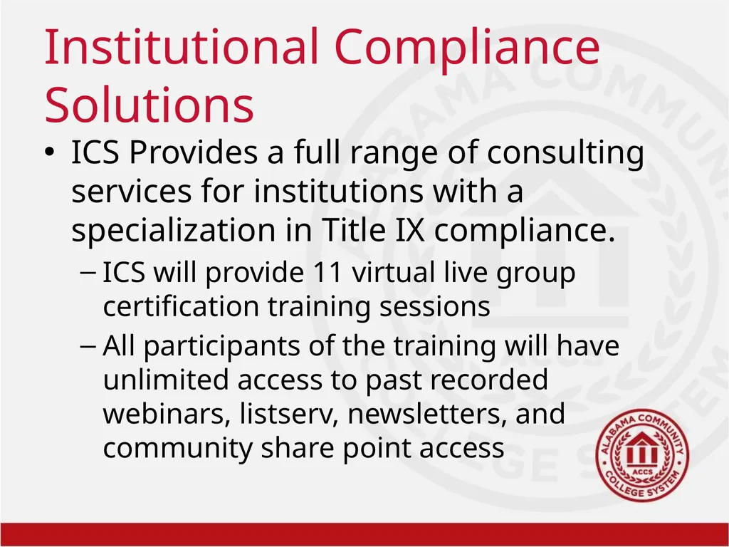 Title IX Training Overview Shawra Rainer- Student - slide 39 of 51