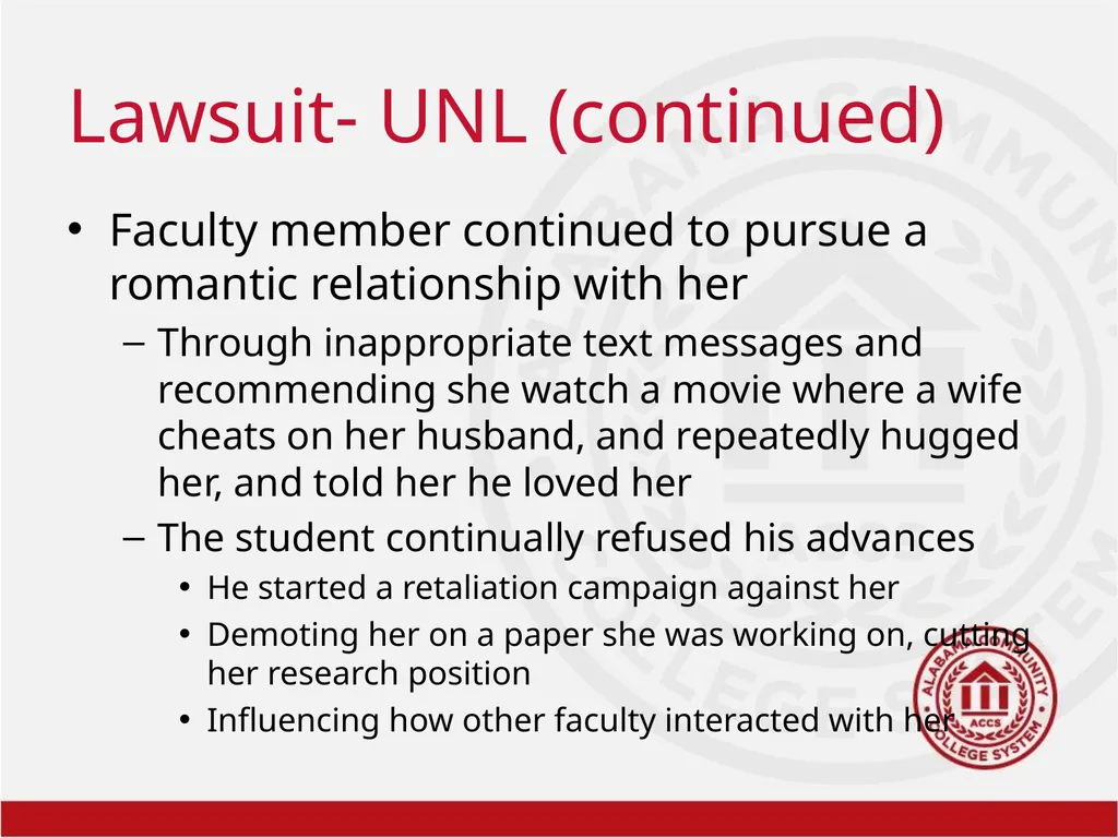 Title IX Training Overview Shawra Rainer- Student - slide 34 of 51