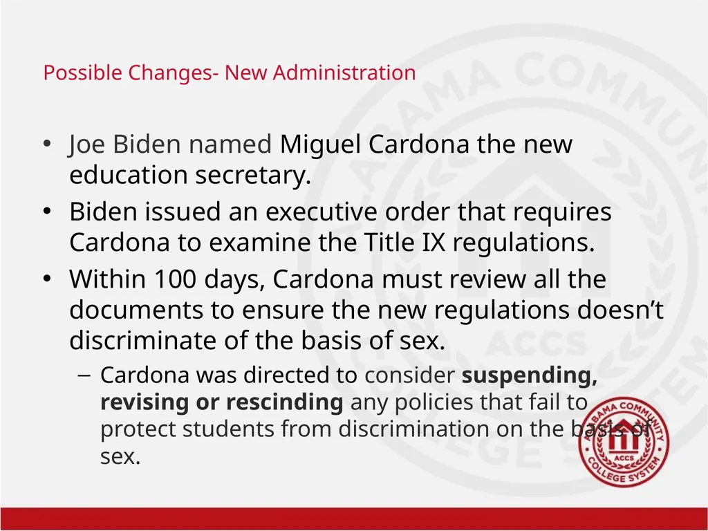 Title IX Training Overview Shawra Rainer- Student - slide 27 of 51