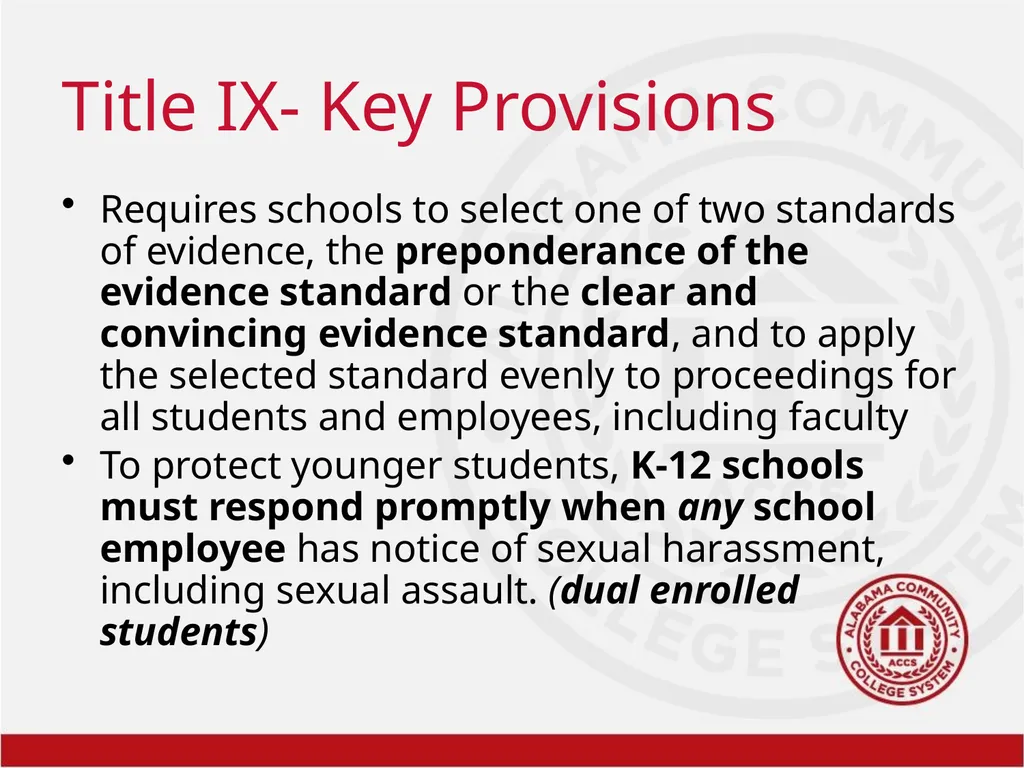 Title IX Training Overview Shawra Rainer- Student - slide 7 of 51