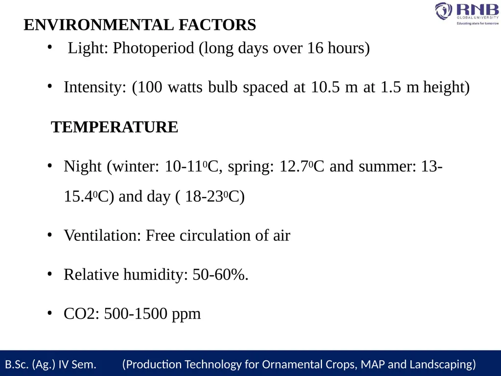 Course Name- Production Technology for Ornamental - slide 7 of 27