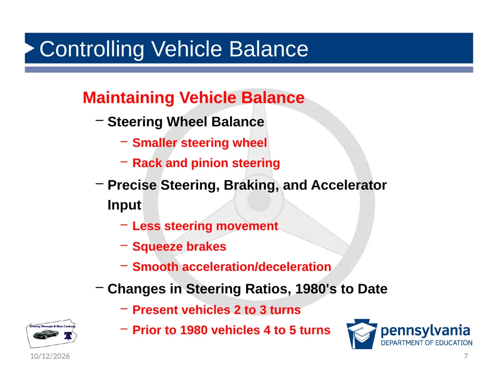 State Driver Responsibilities: Knowing Your - slide 7 of 38