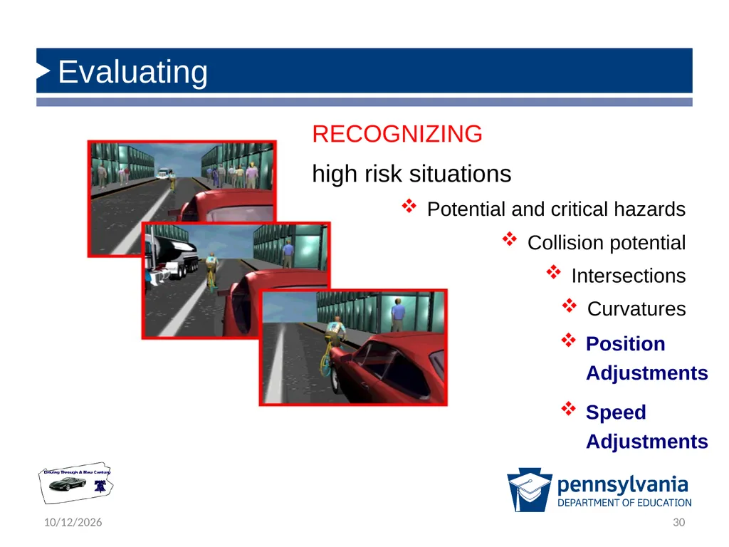State Driver Responsibilities: Knowing Your - slide 30 of 38
