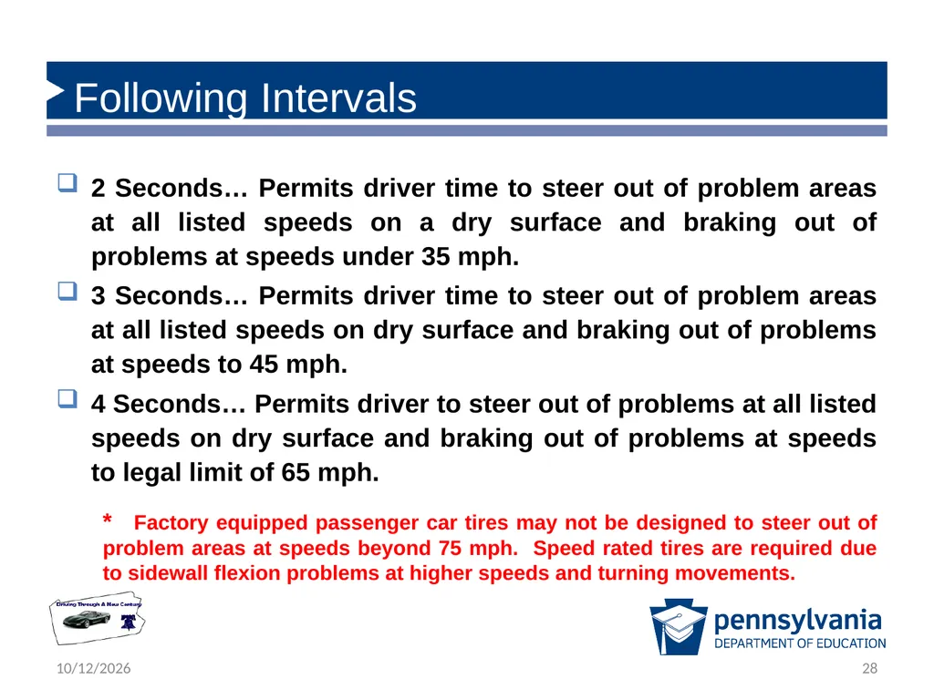State Driver Responsibilities: Knowing Your - slide 28 of 38