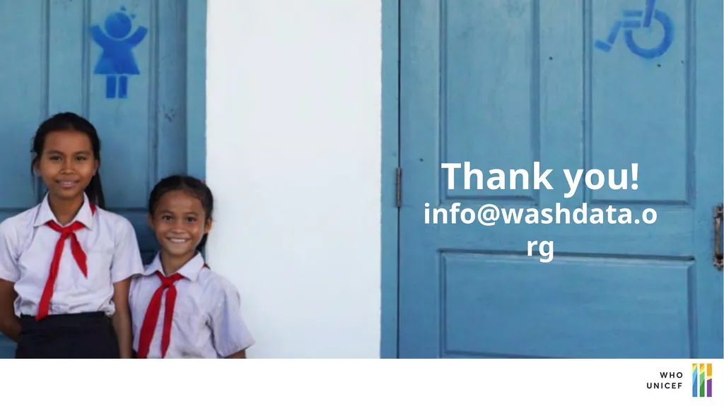 Monitoring progress on menstrual health services - slide 15 of 15