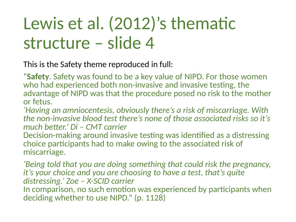 Thematic analysis Part 4: Avoiding common problems - slide 16 of 37