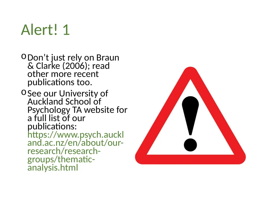Thematic analysis Part 1: What is thematic - slide 8 of 26
