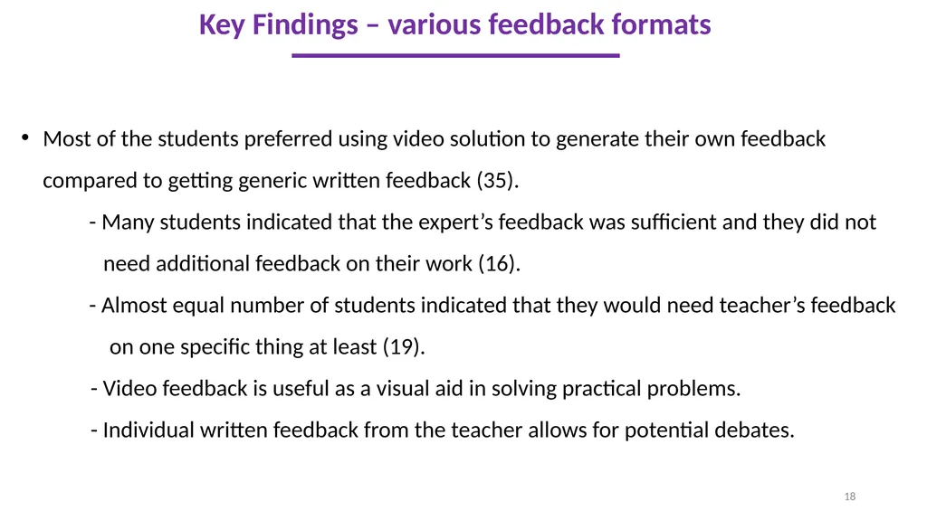 Developing Self-Regulated Learners using a Unique - slide 18 of 29