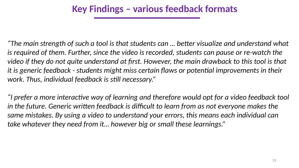 Developing Self-Regulated Learners using a Unique - slide 19 of 29