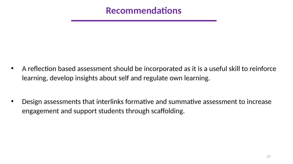Developing Self-Regulated Learners using a Unique - slide 27 of 29