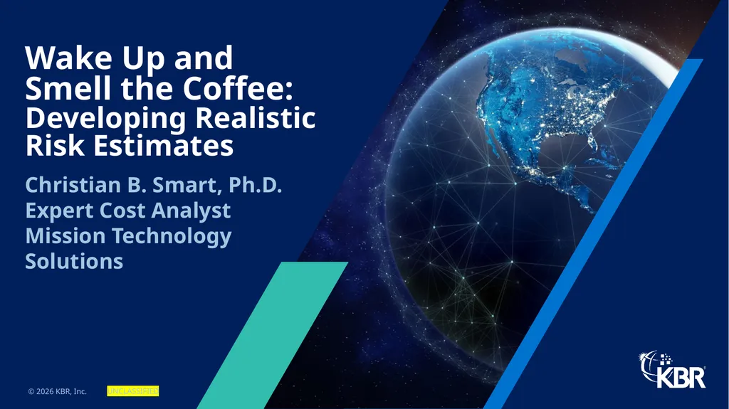Wake Up and Smell the Coffee: Developing Realistic - slide 1 of 22