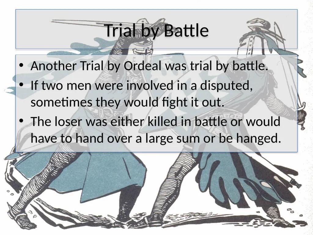 Punishments in Medieval Britain Learning - slide 10 of 24