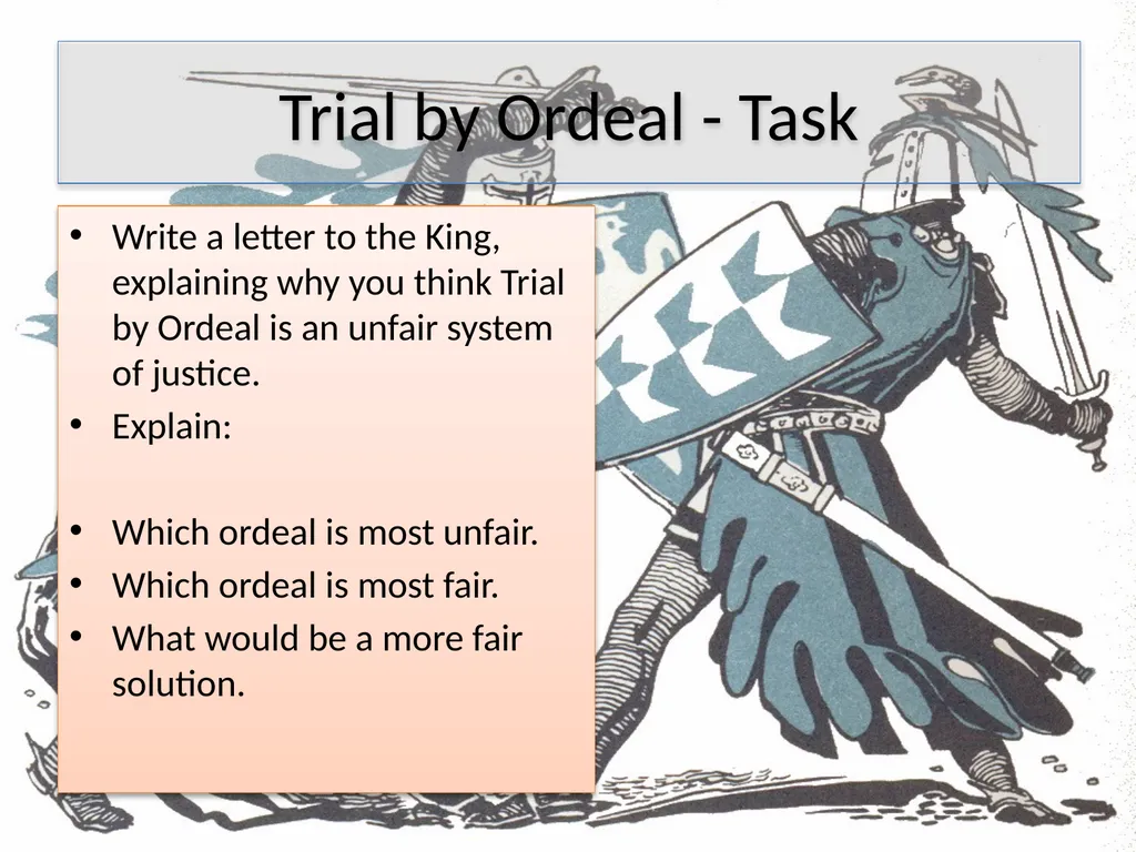 Punishments in Medieval Britain Learning - slide 11 of 24