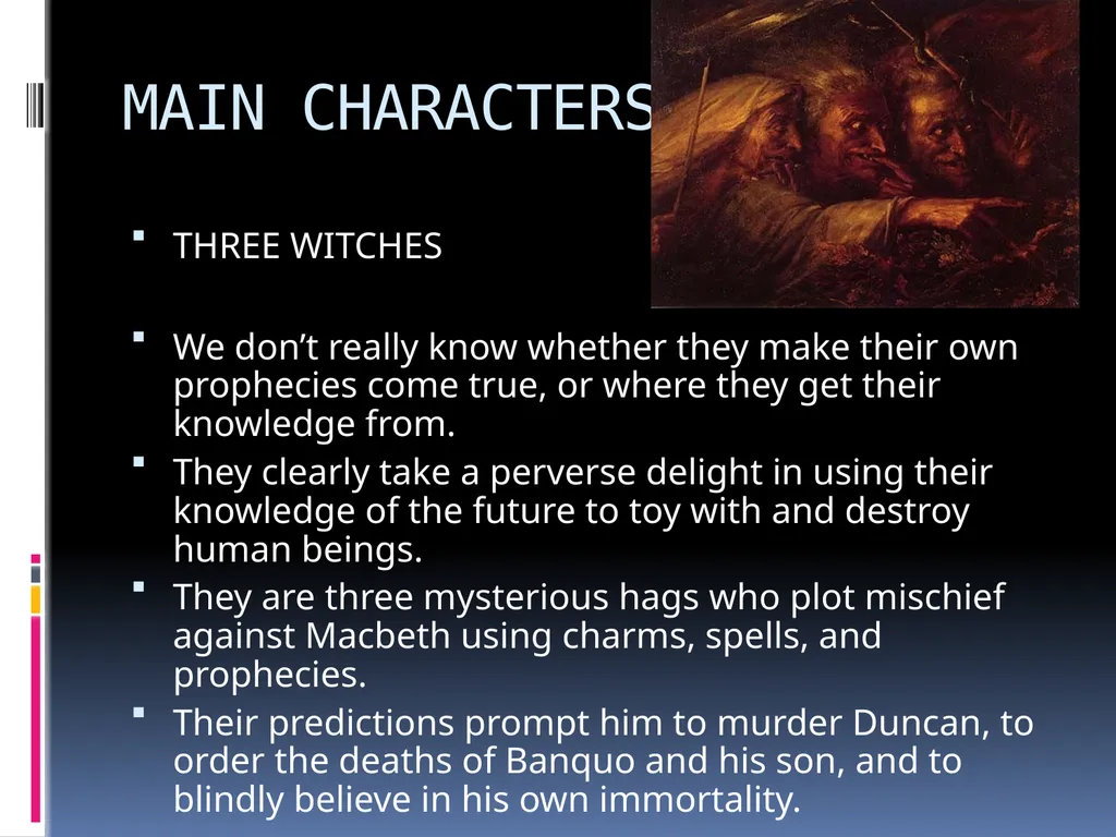 William SHAKESPEARE’S TRAGEDY MAIN CHARACTERS - slide 4 of 17