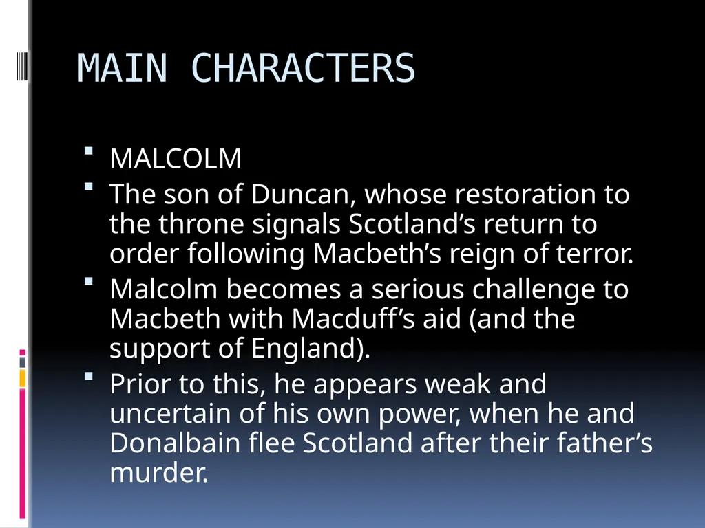 William SHAKESPEARE’S TRAGEDY MAIN CHARACTERS - slide 8 of 17