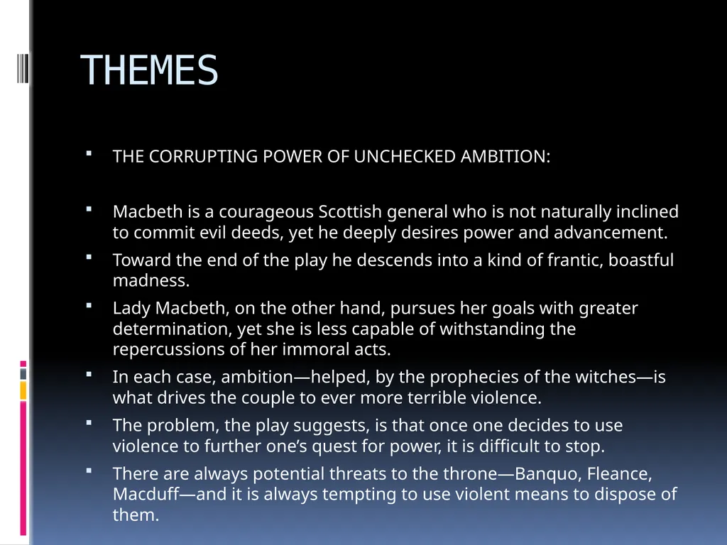 William SHAKESPEARE’S TRAGEDY MAIN CHARACTERS - slide 10 of 17